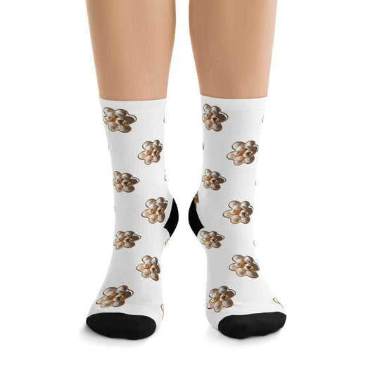 Eco-Friendly Flower Pattern Socks - Sustainable Fashion for Everyday Wear