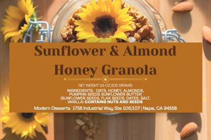 Sunflower Almond Honey Granola Clusters ( 20 packages)